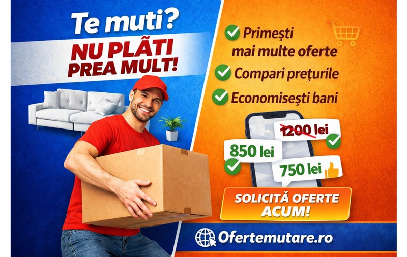 Cum să te muți în 2026 fără stres: ghidul complet pentru o relocare reușită
