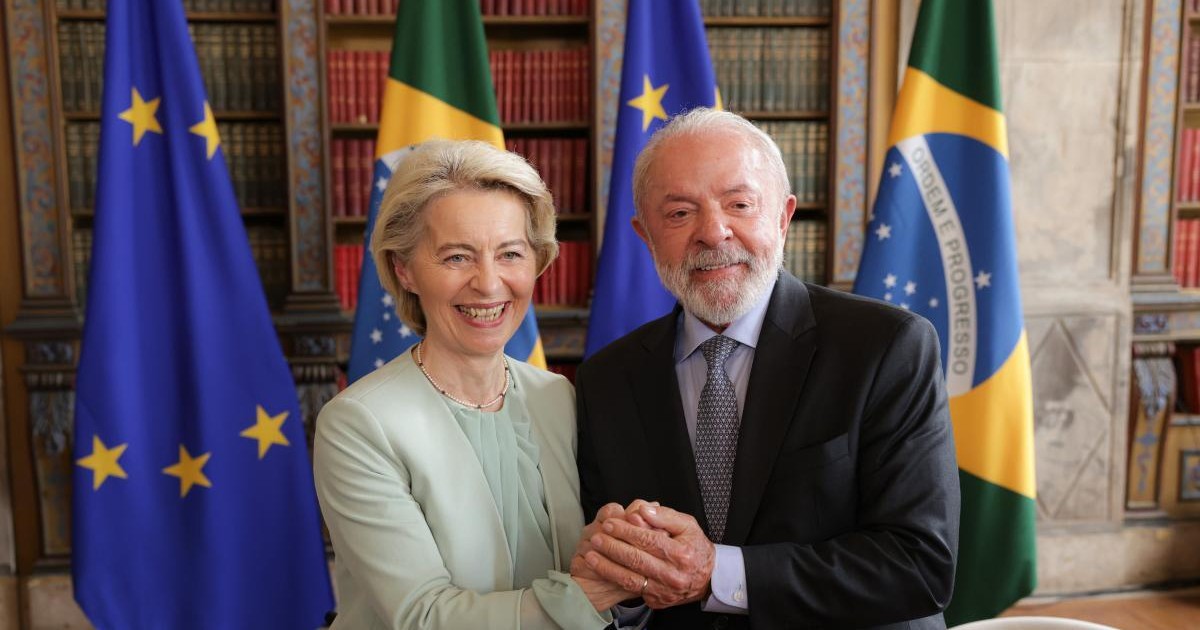 Ursula von der Leyen si presedintele Braziliei Luiz Inácio Lula da Silva