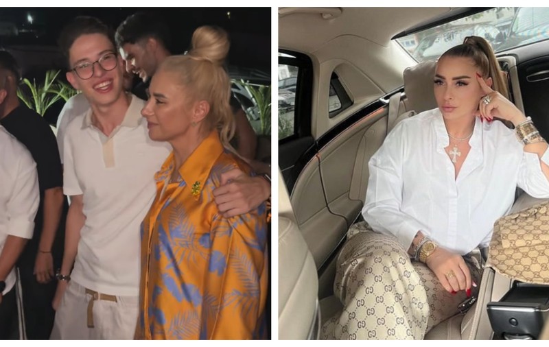 Imagini de la majoratul lui Laurențiu Reghecampf jr. Cine a întreținut atmosfera și cum a fost surprins Bebeto alături de mama lui
