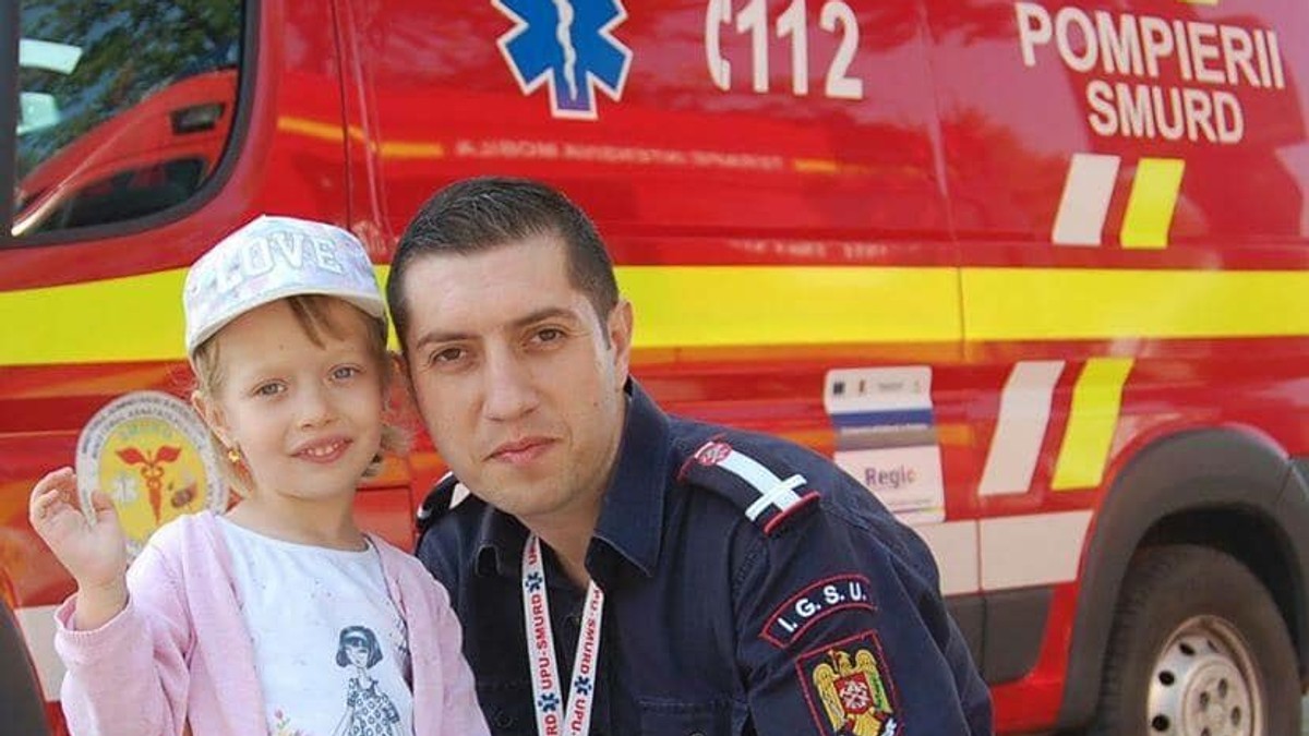 Mesajul tulburător al Antoniei, fiica unui pompier din infernul din Alba Iulia. ”Te iubesc tati. Ești..”