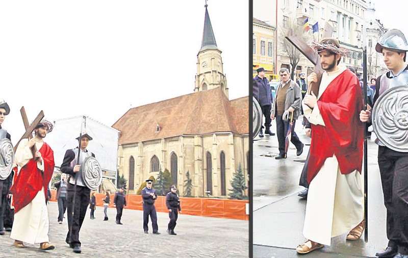 Drumul Crucii, refăcut la Cluj