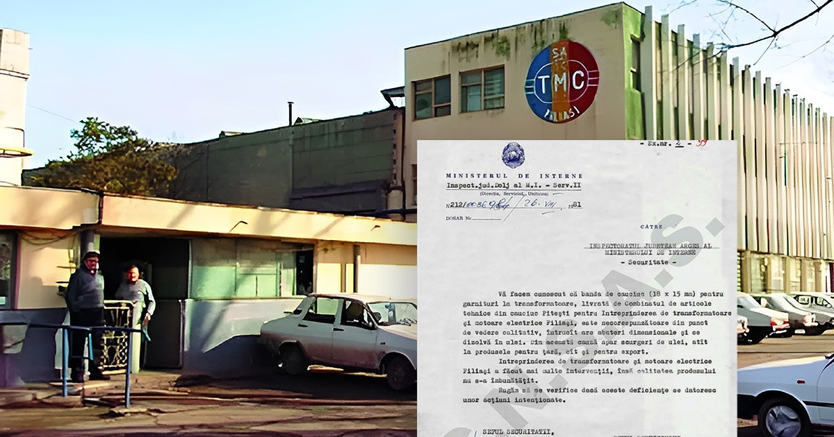 Colaj Operațiunea „Transformatorul” TMC Filiasi