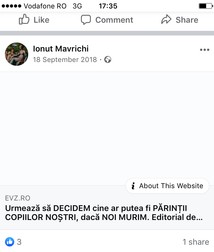 Postare făcută de Ionuț Mavrichi