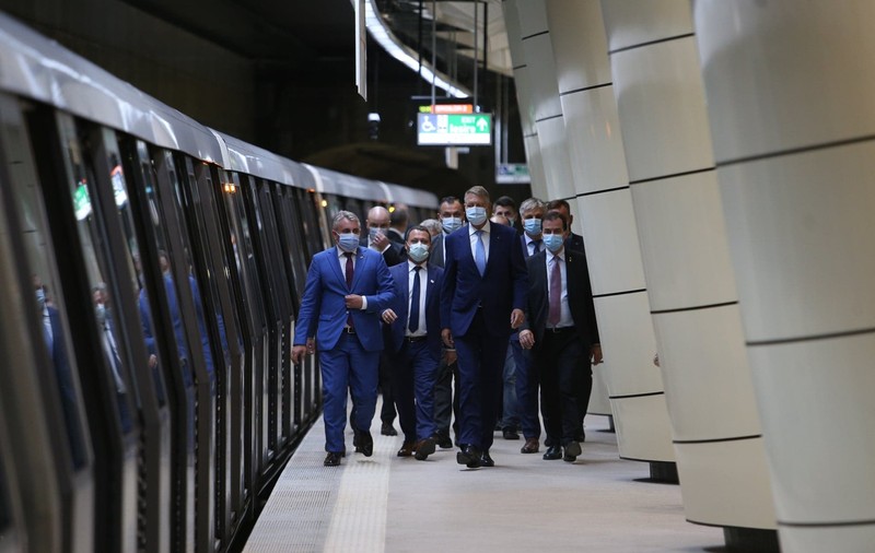 Preşedintele Klaus Iohannis, la inaugurarea magistralei de metrou Eroilor - Drumul Taberei: “Este o mare realizare. Cea mai mare după Revoluție”