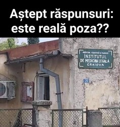 Imaginea cu sediul INML Craiova a fost pusă pe Facebook și a fost distribuită de aproape 3.000