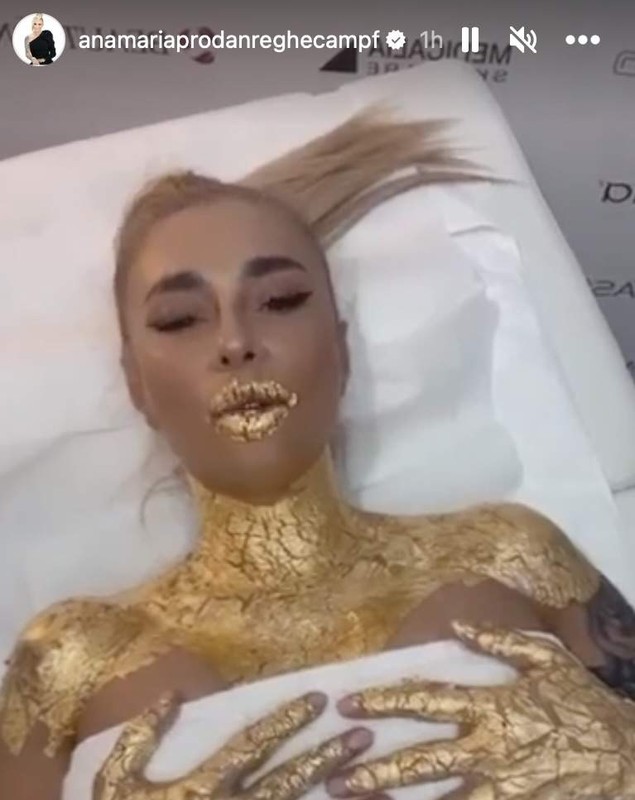 Anamaria Prodan, tratament pentru piele cu aur de 24K. „Vreau să vă arăt la final rezultatul”