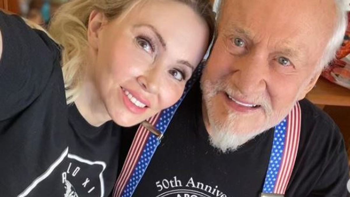 Anca Faur și Buzz Aldrin