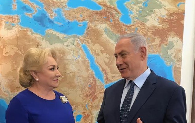 Premierul Viorica Dăncilă, vizită surpriză în Israel, neanunţată oficial. Discuţii cu Benjamin Netanyahu, despre organizarea unei şedinţe comune a celor două guverne