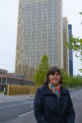 Laura Codruța Kövesi în fața Curții Europene de Justiție din Luxemburg. Foto: Mihai Alexandru Fulga - Parchetul European