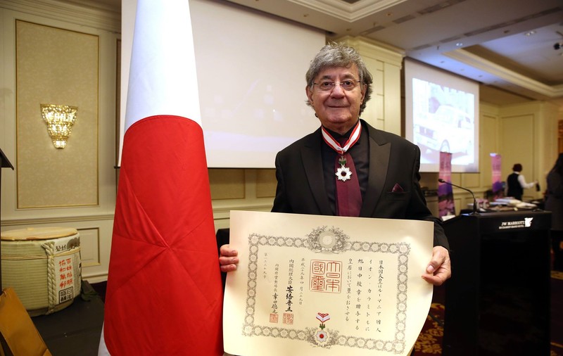 Ion Caramitru, premiat de Împăratul Japoniei. A primit „Ordinul Soarelui Răsare”!