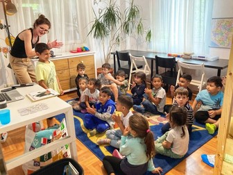 Copiii din programul Casa Bună. Foto: asociatiacasabuna.ro
