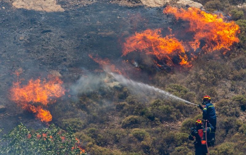 Numărul incendiilor din Grecia, de peste două ori mai mare în luna iunie comparativ cu 2023