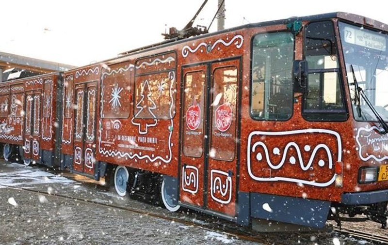 VIDEO. Tramvaiul lui Moș Crăciun circulă, duminică, prin București. În ce zonă îl pot găsi copiii