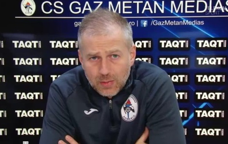 Antrenorul Edi Iordănescu pleacă de la Gaz Metan Mediaș