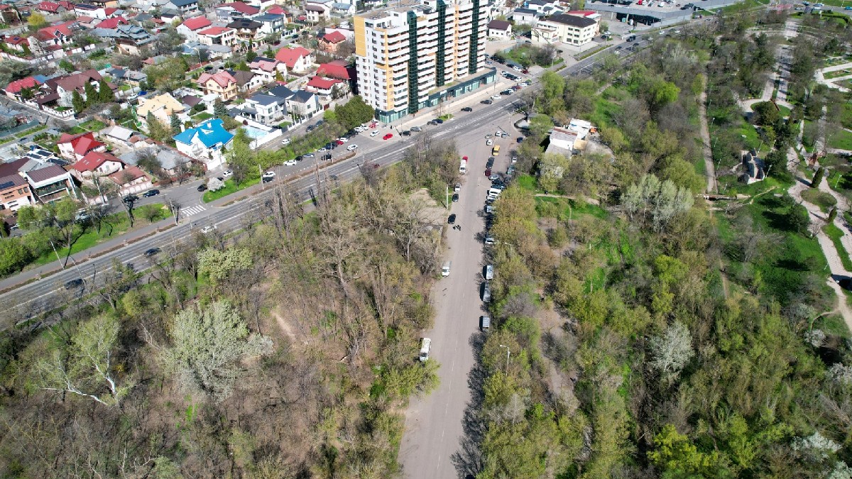 Spațiu verde și străzi din municipiul Galați