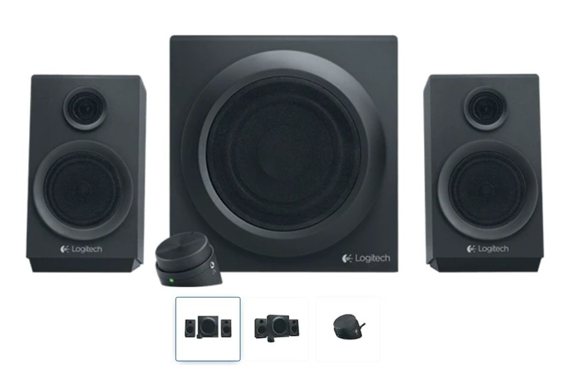 Boxele 2.1 Logitech Multimedia Speakers Z333, 40W RMS, Negru
