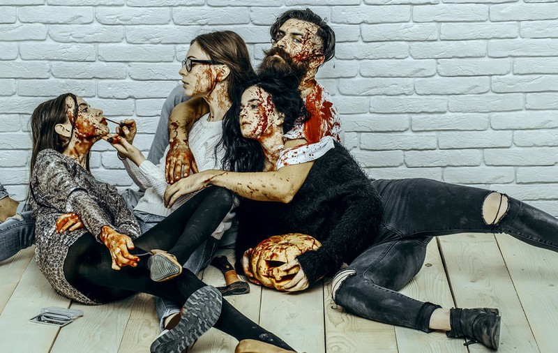 Idei de machiaj de Halloween - cele mai haioase și înfricoșătoare modele de machiaj
