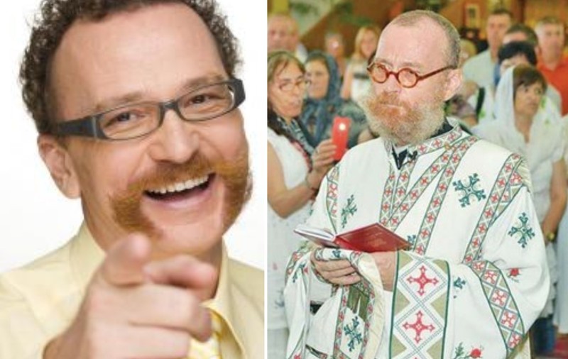 Cum arată acum Ovidiu Cuncea, după ce a luat-o pe calea bisericii. Nu a renunțat la lumea artistică