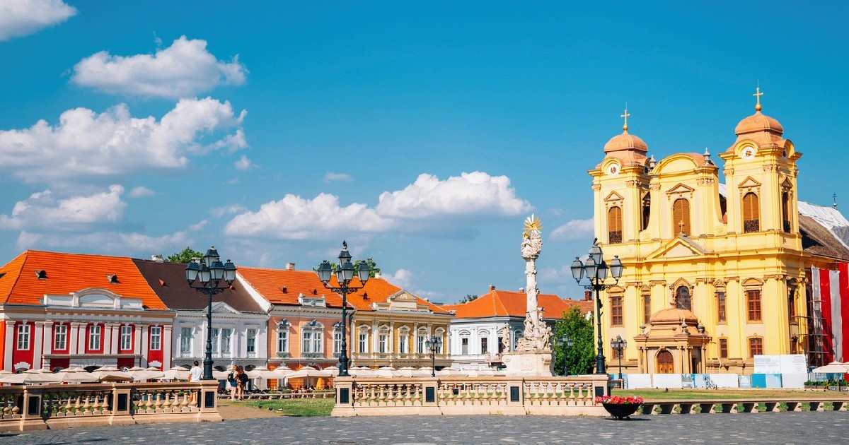 Piata Unirii din Timisoara, Romania