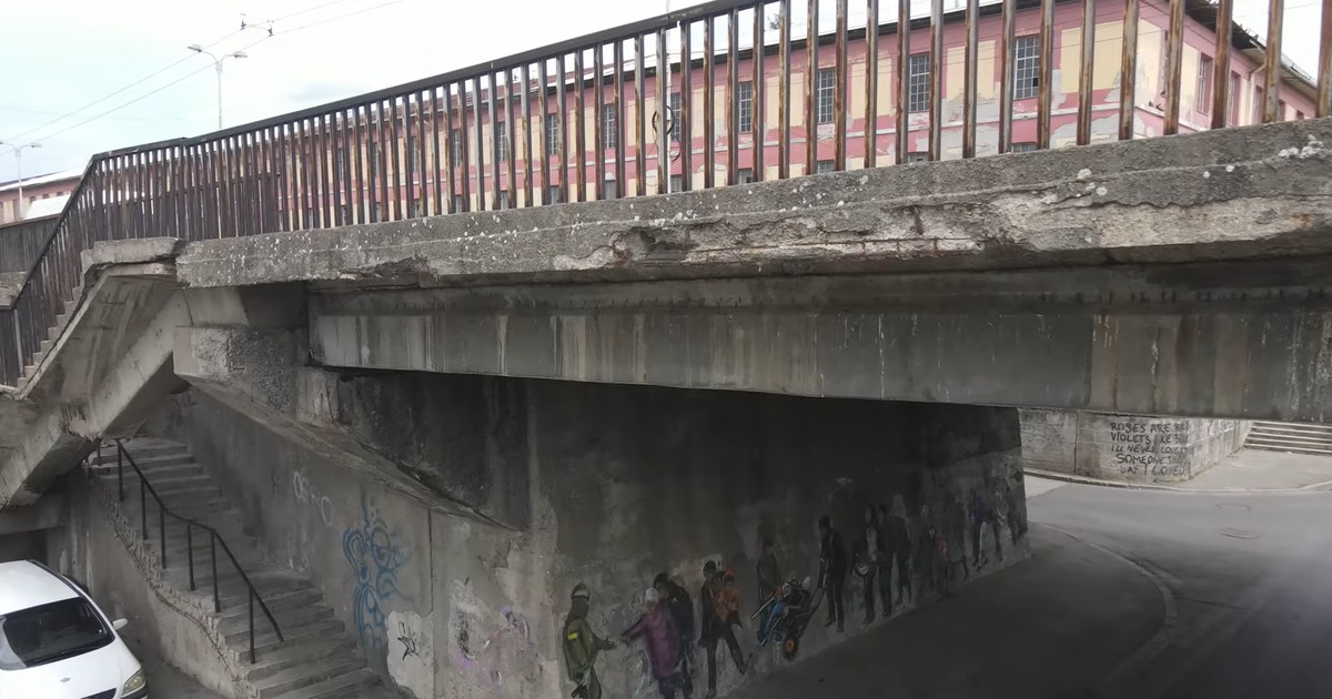 Podul Muncii din Timișoara, în 2024.