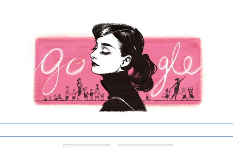Audrey Hepburn, SĂRBĂTORITĂ DE GOOGLE la 85 de ani de la naşterea actriţei