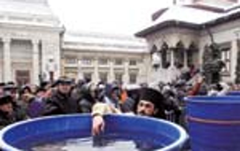 A inghetat si agheasma!