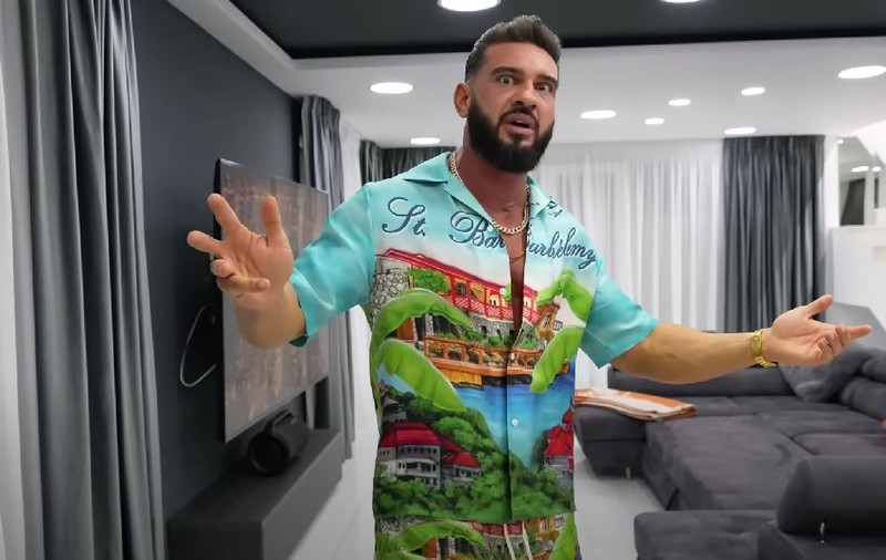 Imagini din casa lui Dorian Popa, după ce a renovat-o. A schimbat complet parterul vilei: „Am dat câteva mii”