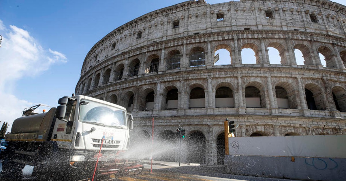 Italia, cea mai afectata tara din lume din cauza coronavirusului, dupa numarul de morti. Foto: EPA
