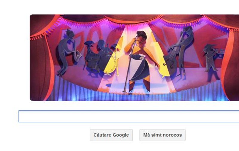 Cântăreața Ella Fitzgerald, OMAGIATĂ de GOOGLE cu un LOGO SPECIAL