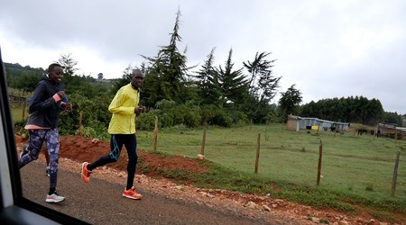 În Iten, Kenya, antrenamentul începe de la ora 6 dimineața