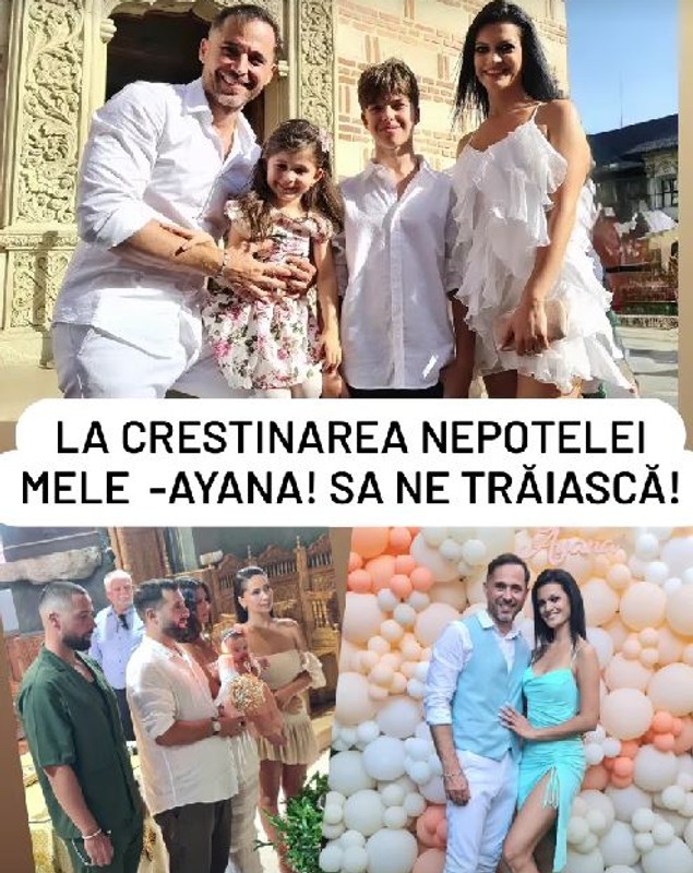 Deea Maxer, față-n față cu Magdalena Chihaia, iubita lui Dinu. Au petrecut în familie