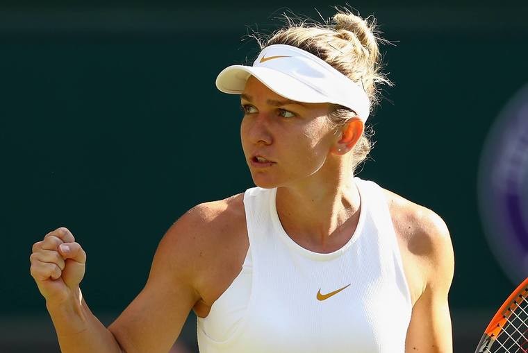 Simona Halep s-a ales cu un herpes pe buza inferioară