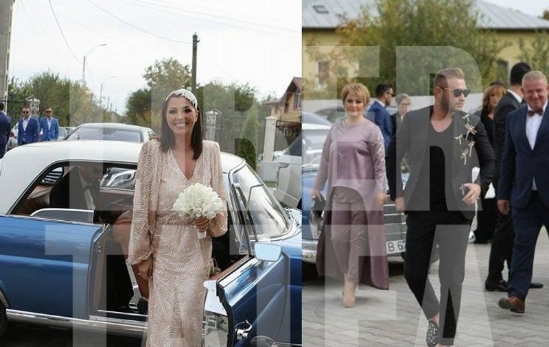 FOTO EXCLUSIV | Cum s-au îmbrăcat Ilinca Vandici și Andrei Neacșu la nunta lor. Ea, retro, el, trendy