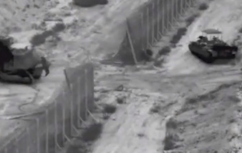 Imagini publicate de armata israeliană cu raidul efectuat în timpul nopții în Fâșia Gaza - VIDEO