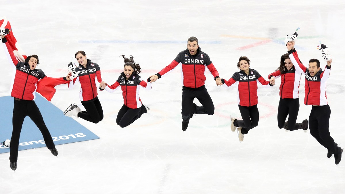 Medalie de aur pentru Canada în concursul de patinaj artistic pe echipe de la Jocurile Olimpice de iarnă 2018