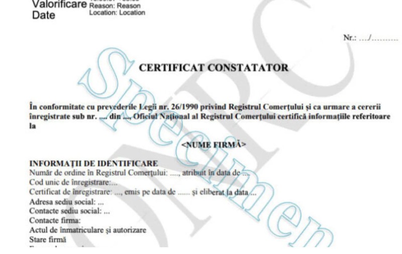 Tot ce trebuie să știi despre valabilitatea unui certificat constatator