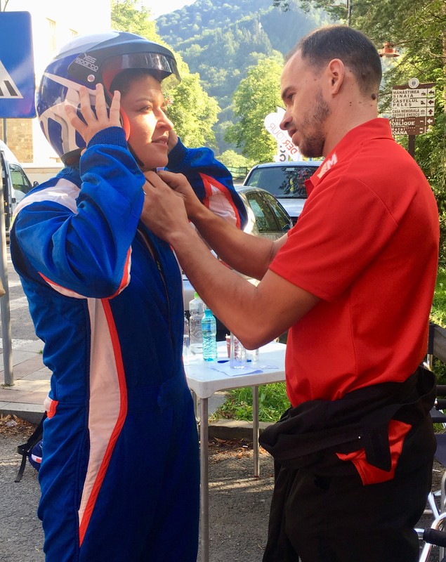 Mihai Leu și Alexandra Dulgheru, senzații tari la peste 150 kilometri la oră!