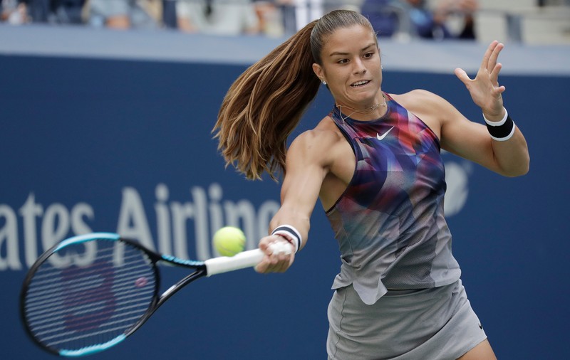 Grecoaica Maria Sakkari, jucătoare venită din calificări, s-a calificat în semifinalele turneului WTA de la Wuhan