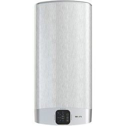 Boiler electric Ariston VELIS WIFI 80, 2 x 1500 W, 80 litri, Afisaj soft touch cu reglarea temperaturii, Functia ECO EVO, Doua rezervoare emailate cu titan