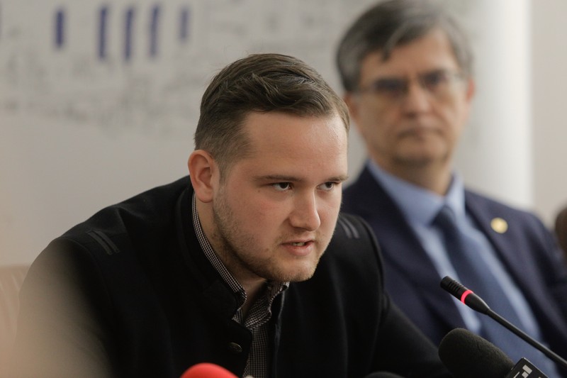 Horia Onita, președintele Alianței Naționale a Organizațiilor Studențești din România | Foto: Inquam Photos / George Calin