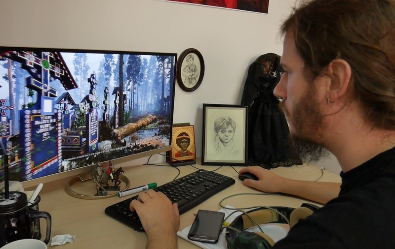 EXCLUSIV/ Gray Dawn, un joc pe calculator cu moroi, strigoi, înmormântări și moaște, realizat de trei tineri din Iași: „Preoții ne-au ajutat cu documentarea” - VIDEO