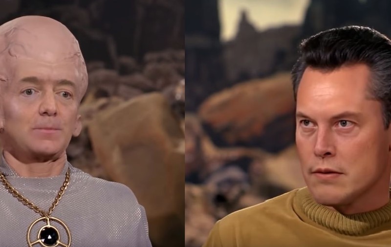 Un filmuleț fals, care îi prezintă pe Jeff Bezos și Elon Musk în Star Trek, face senzație pe internet