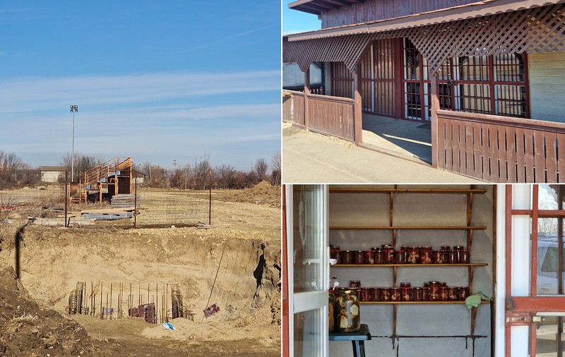 Eșantion de țară: în baza sportivă de 300.000 de euro din Conțești, Dâmbovița, fiul primarului vinde murături, iar o firmă turcească pune barăci fără autorizație