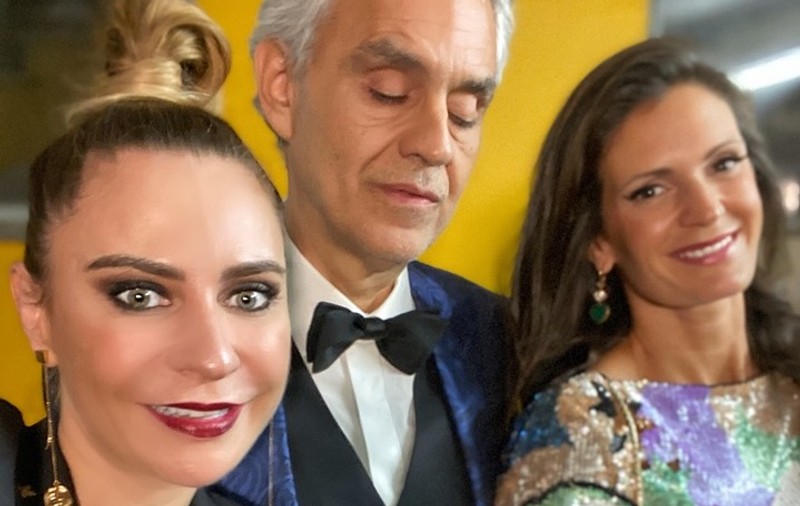 Adina Buzatu și Gheorghe Zamfir au petrecut alături de Sting, Zucchero și Andrea Bocelli
