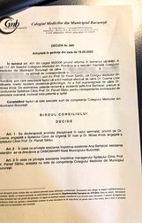 Decizia Colegiului Medicilor la reclamațiile pacientei