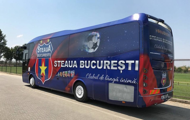 CSA Steaua și-a luat autocar de ultima fiță pentru deplasările din București