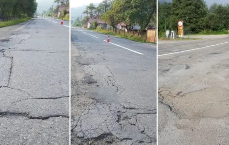 POZA ZILEI | Drum plin de gropi, dar proaspăt marcat
