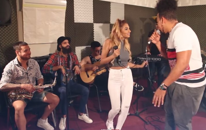 Uite cum suna live piesa “Negra Linda”! Ce bine s-au distrat Hevito si Gya in studio! VIDEO