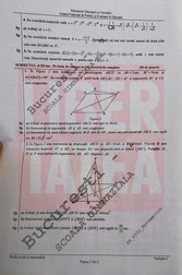 Subiecte Matematica la Evaluarea Nationala 2020