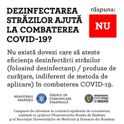 Aceasta era postarea care a apărut pe pagina de Facebook a Ministerului Sănătății